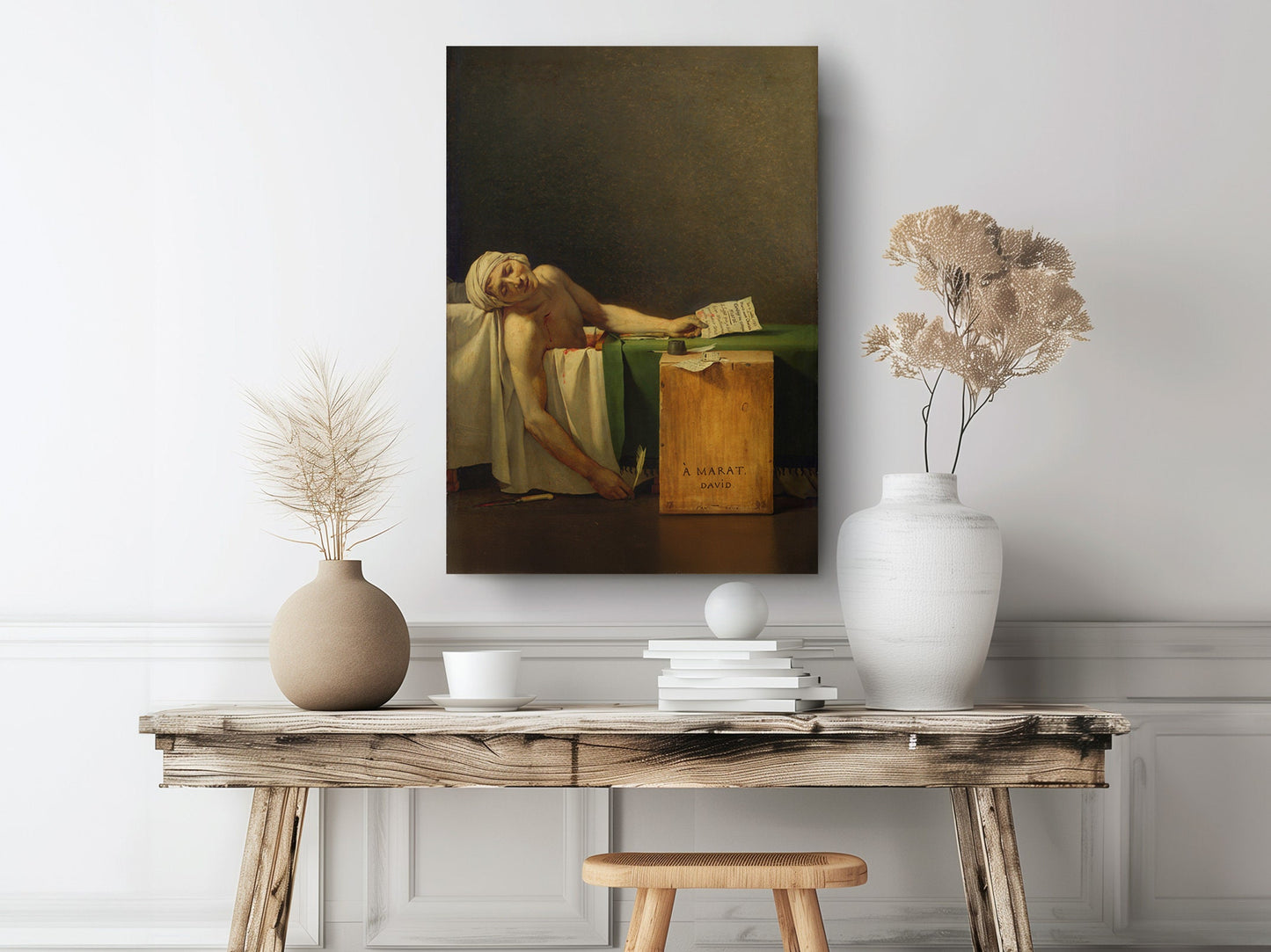 Death of Marat Canvas – Jacques-Louis David Reproduction | Ready to Hang or Rolled