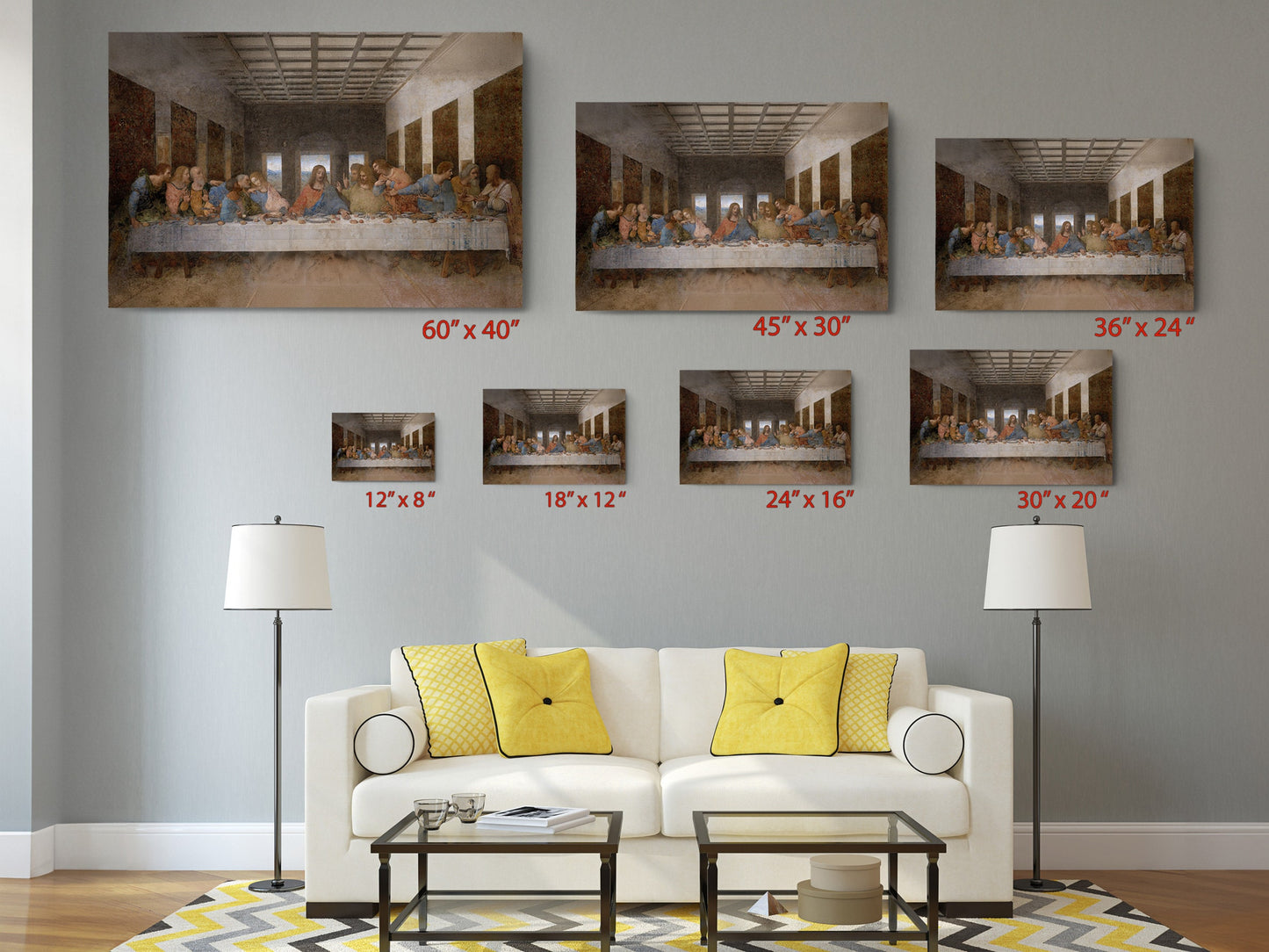Last Supper Canvas Print – Leonardo Da Vinci Art Reproduction | Museum Quality Wall Decor