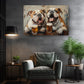 Bulldog Canvas Print - Beer Drinking Dogs Wall Art | Ready to Hang Canvas Decor