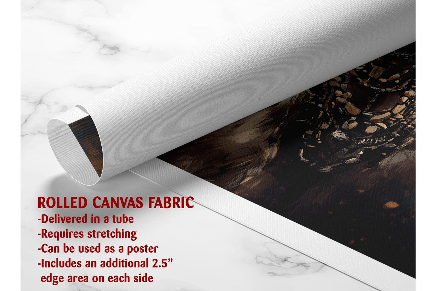 African Warrior Canvas Art - Strong Man Painting Print | Museum Quality Decor