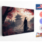 Samurai Canvas Art – Japanese Warrior Print | Ready to Hang or Rolled Canvas
