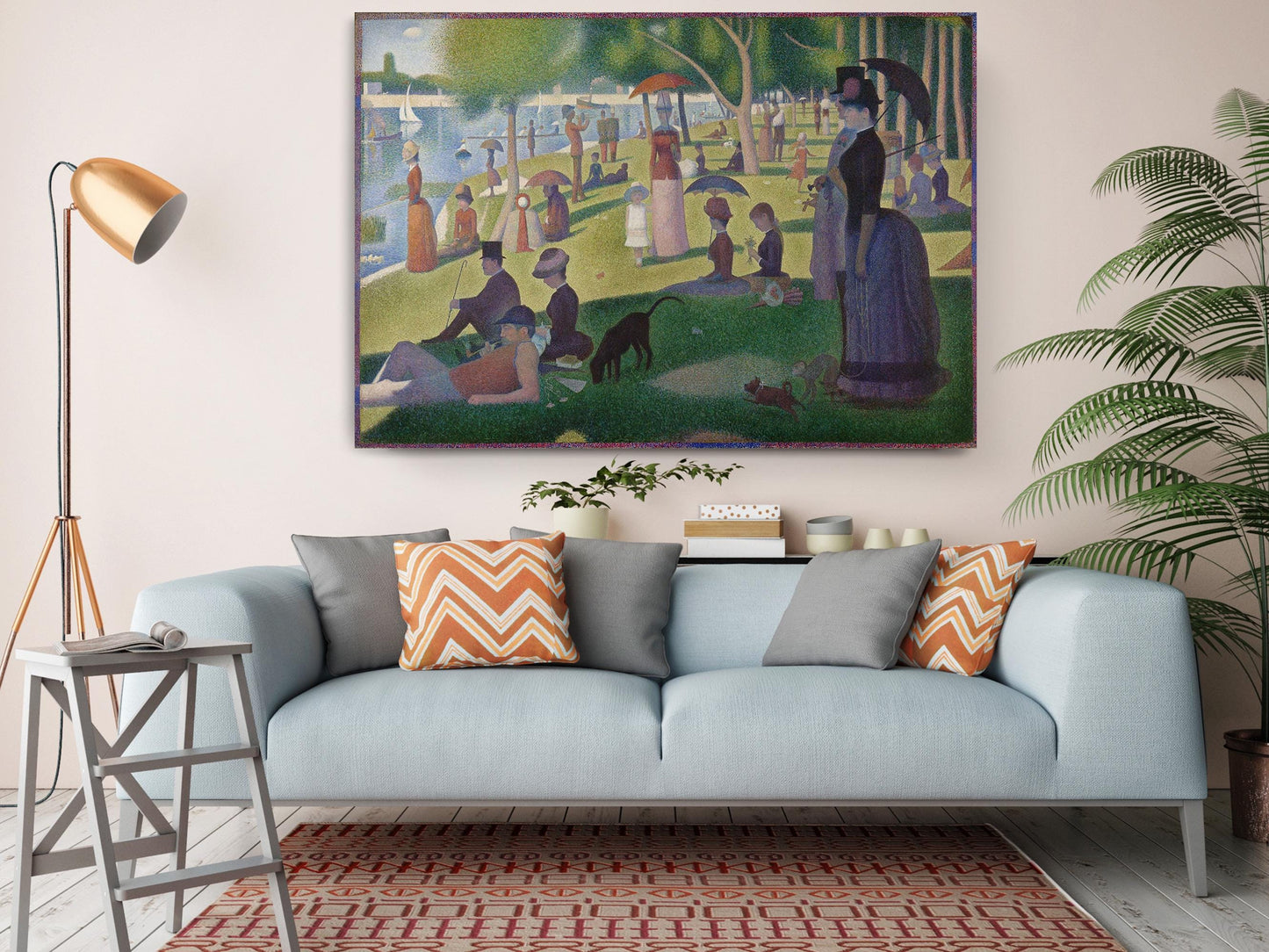 Seurat La Grande Jatte Print – Large Canvas Wall Art | Museum Quality, Fade Resistant
