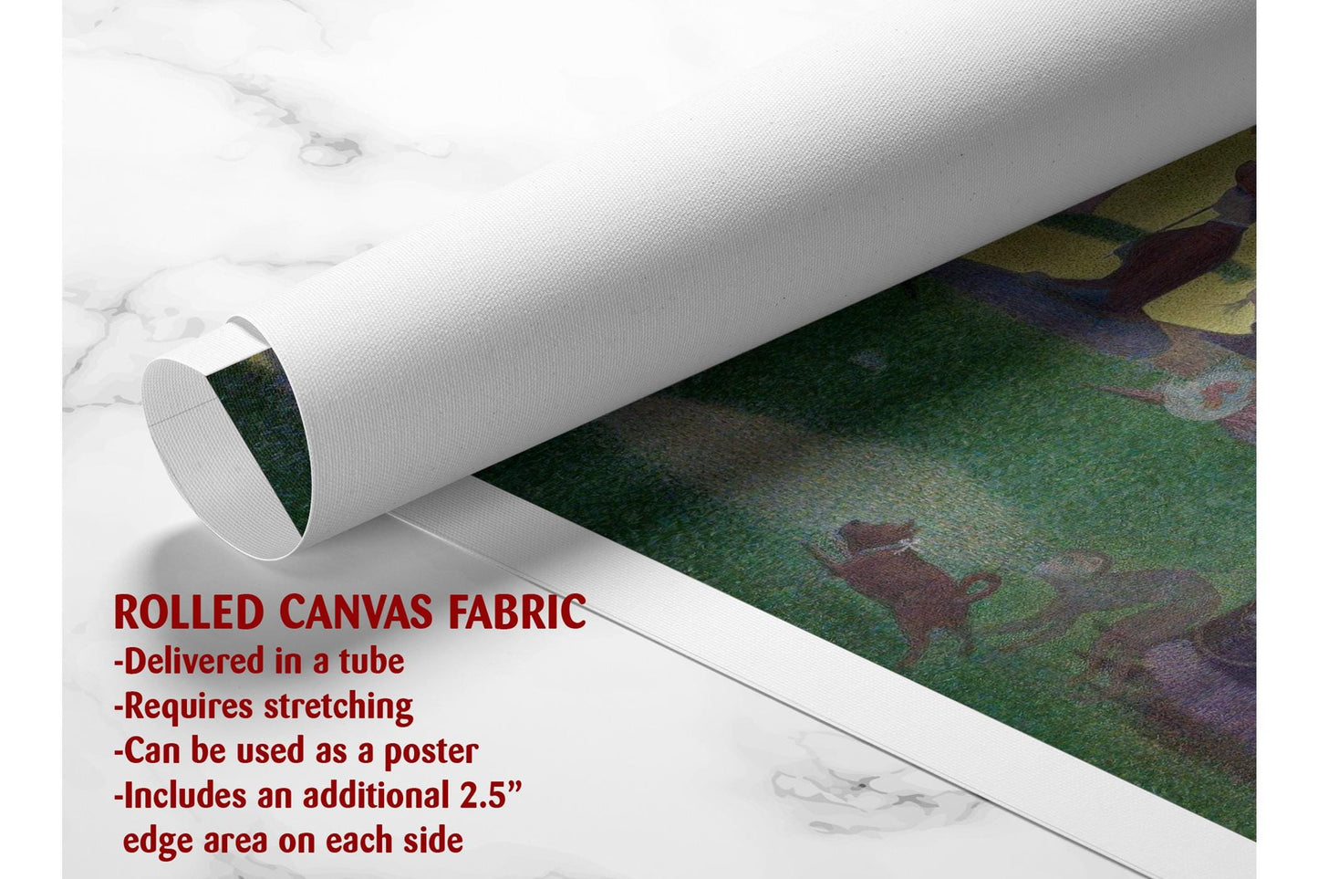 Seurat La Grande Jatte Print – Large Canvas Wall Art | Museum Quality, Fade Resistant