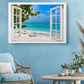 Ocean View Canvas Print - Ready to Hang Coastal Beach Wall Art on Wood Frame