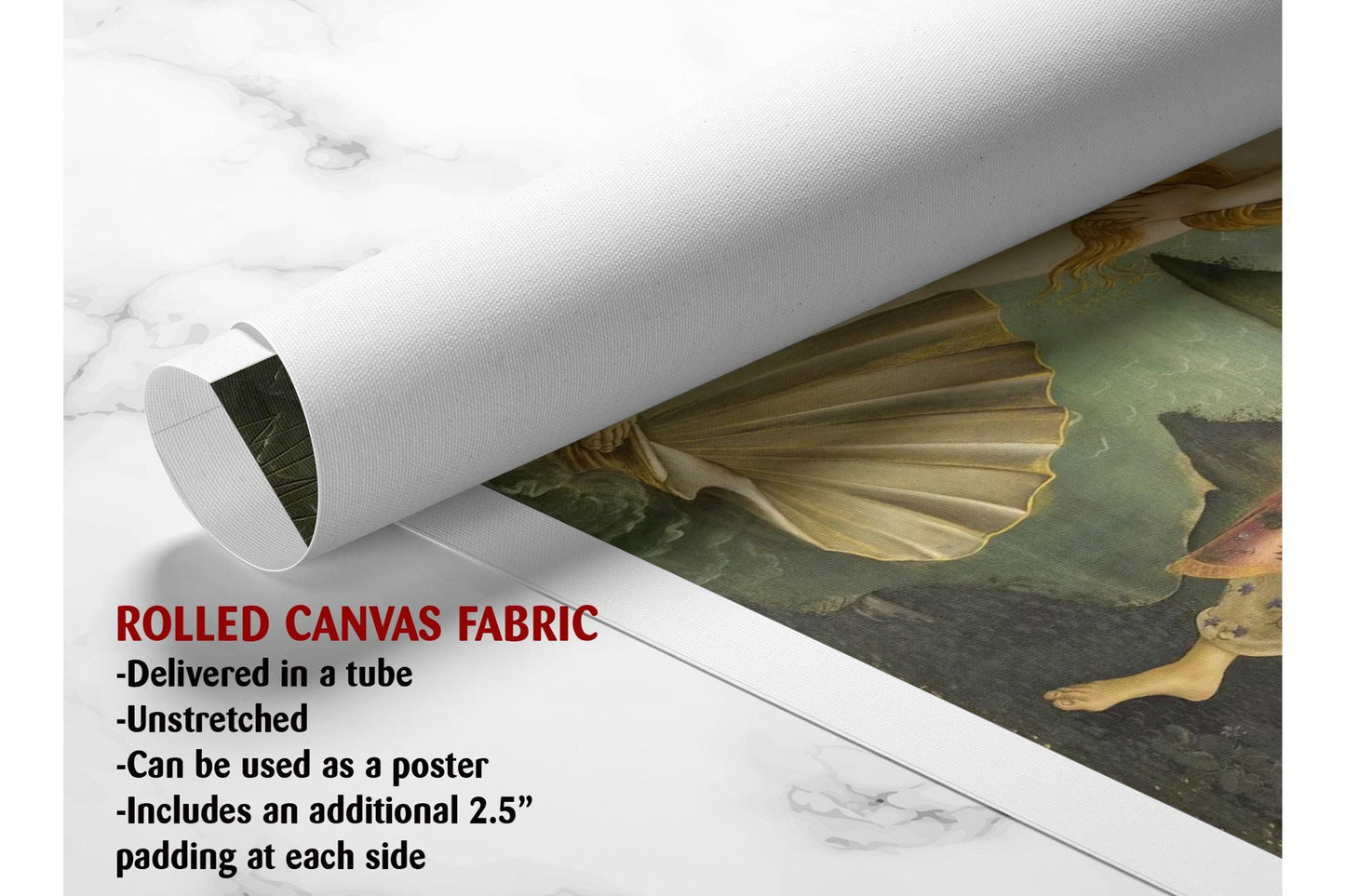 Birth of Venus Canvas Print – Botticelli Reproduction | Museum Canvas Art, Ready to Hang