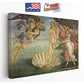 Birth of Venus Canvas Print – Botticelli Reproduction | Museum Canvas Art, Ready to Hang