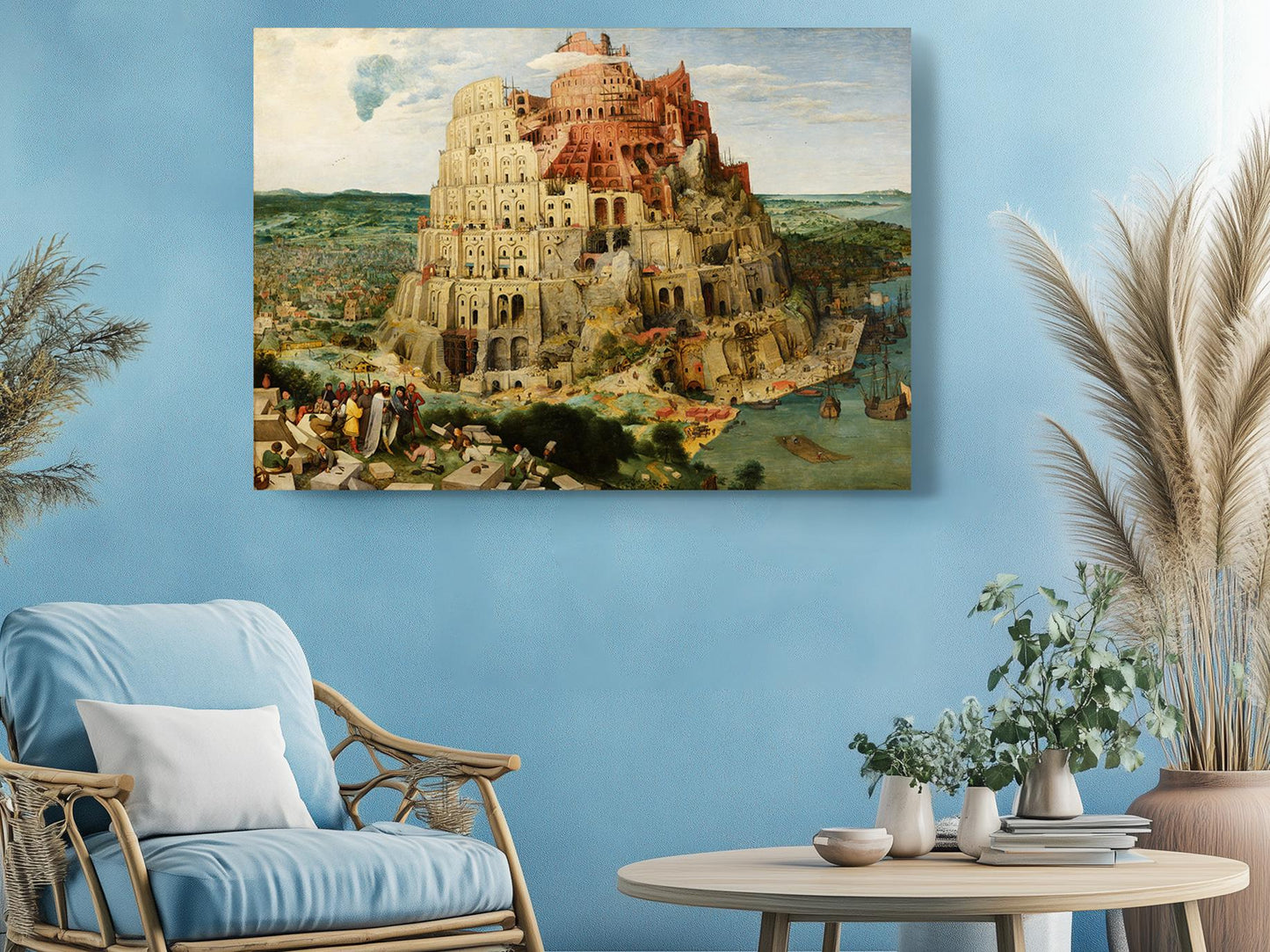 Tower of Babel Canvas Print – Renaissance Artwork Museum Quality Canvas Wall Decor