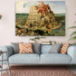 Tower of Babel Canvas Print – Renaissance Artwork Museum Quality Canvas Wall Decor