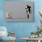 Banksy Monkey Canvas Print - Urban Street Art Wall Décor | Ready to Hang or Rolled