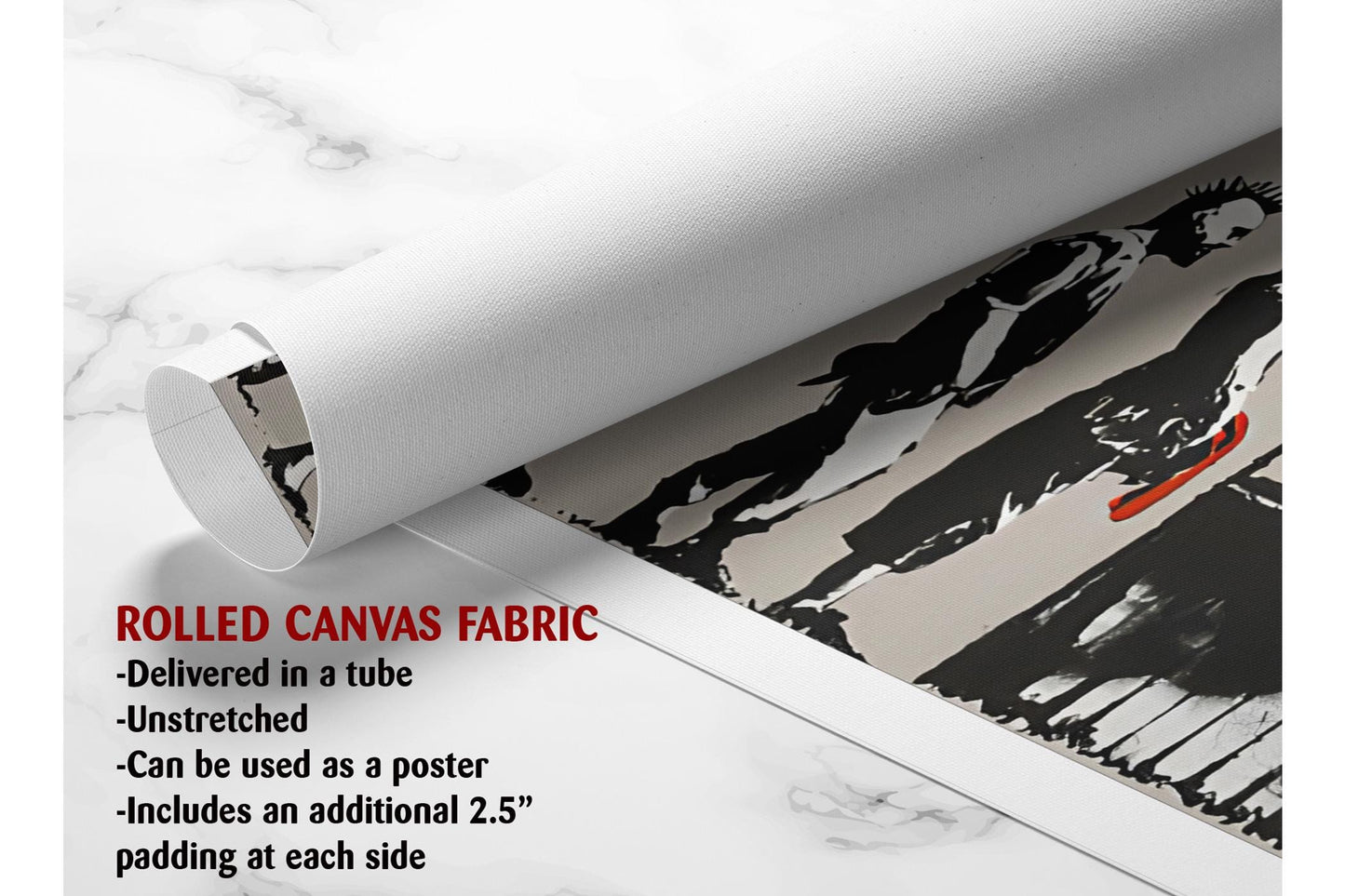 Banksy Canvas Print – Urban Street Art Canvas Wall Décor | Ready to Hang or Rolled