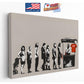 Banksy Canvas Print – Urban Street Art Canvas Wall Décor | Ready to Hang or Rolled