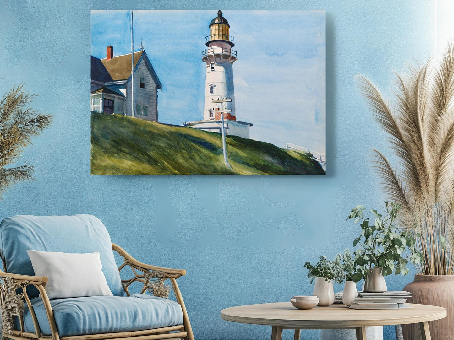Nubble Lighthouse Canvas Print – Coastal Wall Art | Ready to Hang or Rolled