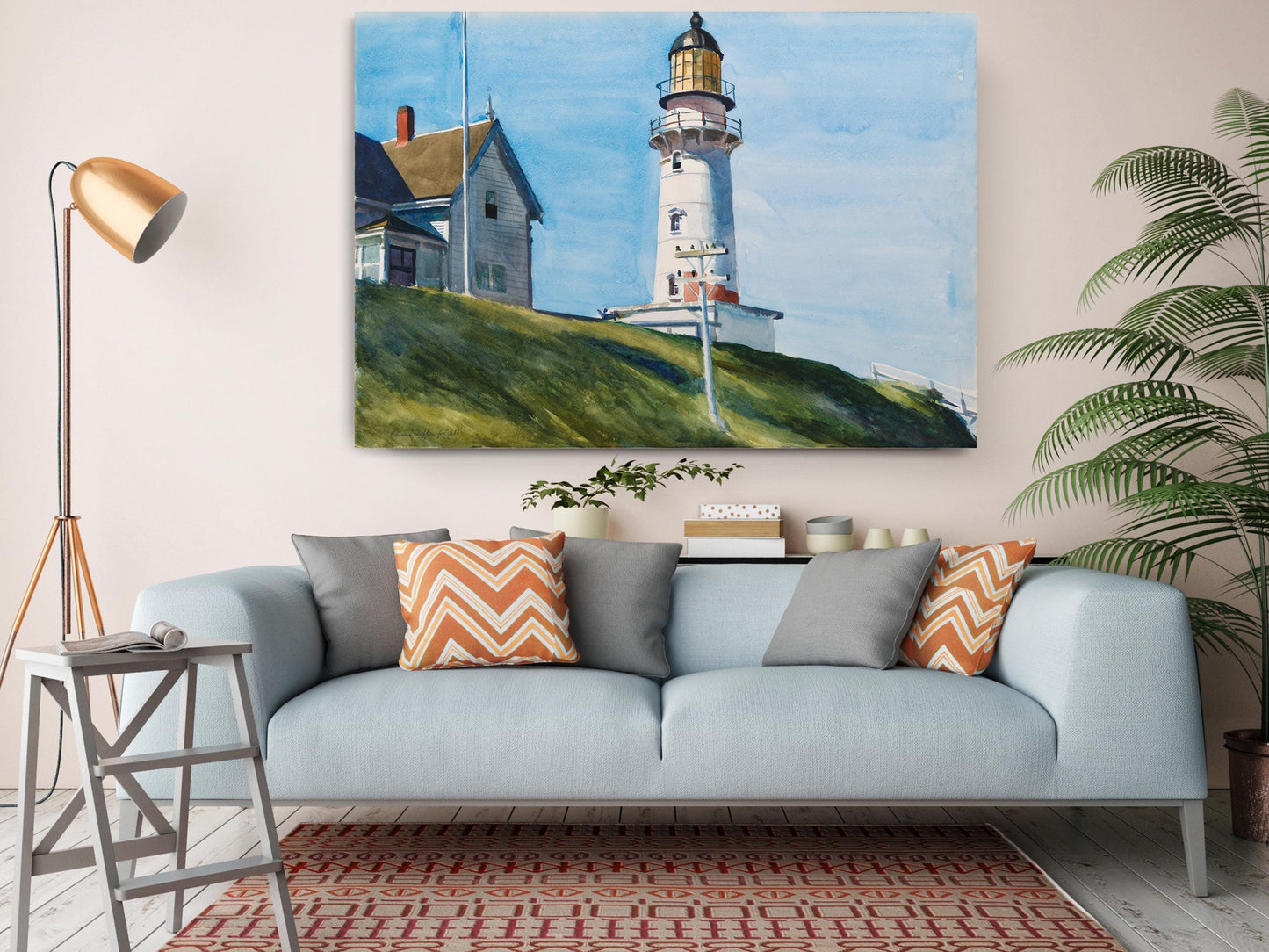 Nubble Lighthouse Canvas Print – Coastal Wall Art | Ready to Hang or Rolled
