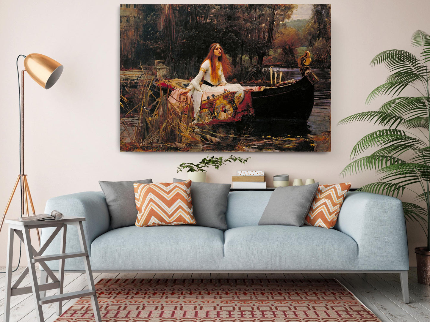 Lady of Shalott Canvas | Pre-Raphaelite Art - Museum Quality Wall Print