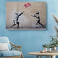 Banksy Canvas Print – Urban Street Art Wall Décor | Ready to Hang or Rolled Canvas