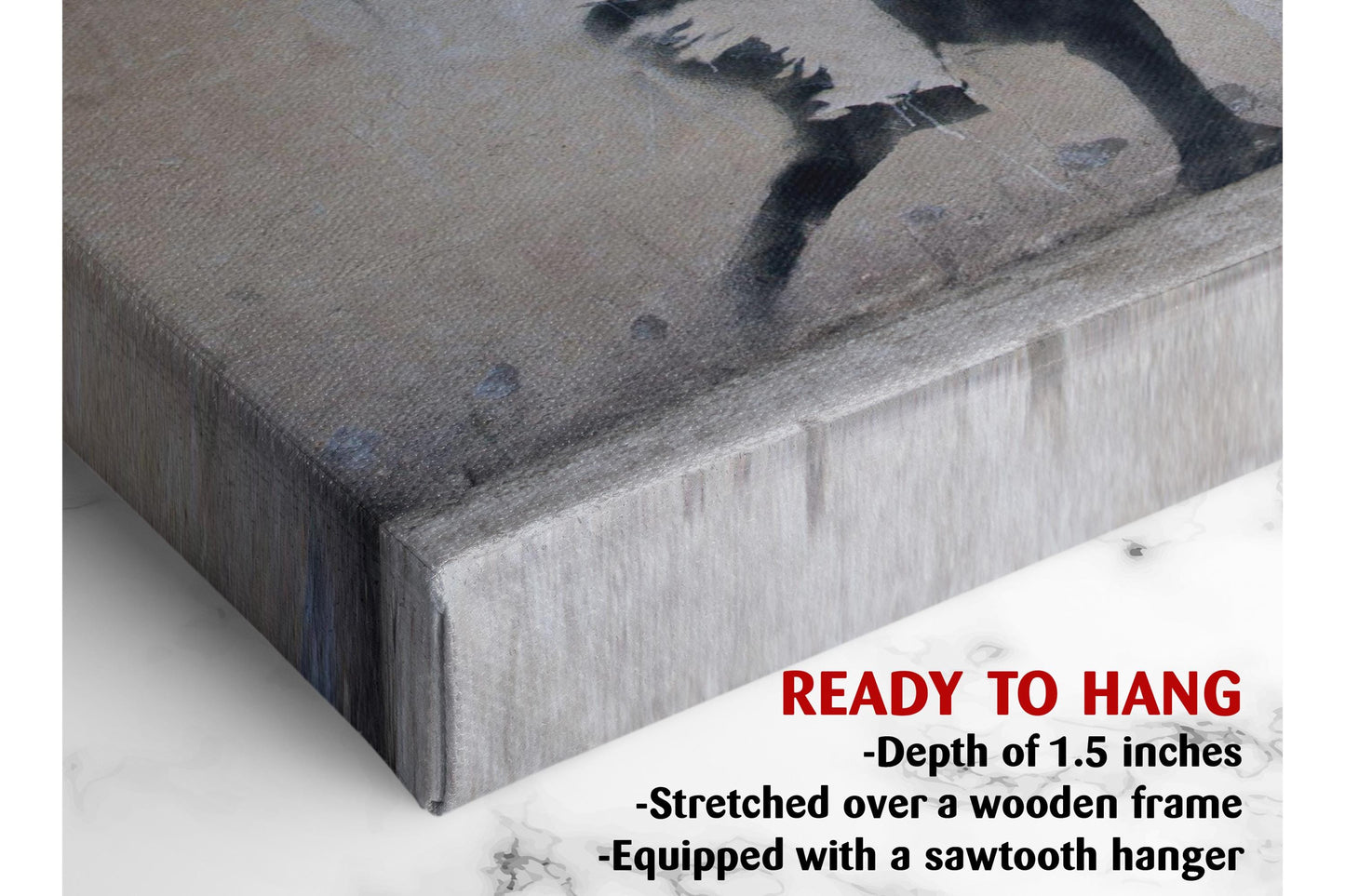 Banksy Canvas Print – Urban Street Art Wall Décor | Ready to Hang or Rolled Canvas