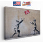 Banksy Canvas Print – Urban Street Art Wall Décor | Ready to Hang or Rolled Canvas