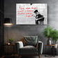 Canvas Art Print - Banksy Style Ready to Hang Museum Quality Wall Decor