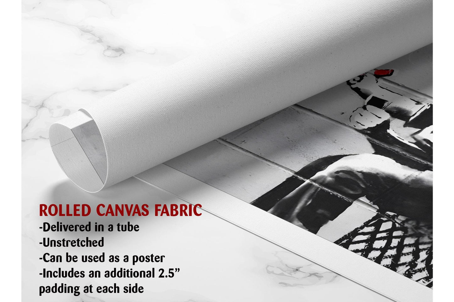 Canvas Art Print - Banksy Style Ready to Hang Museum Quality Wall Decor