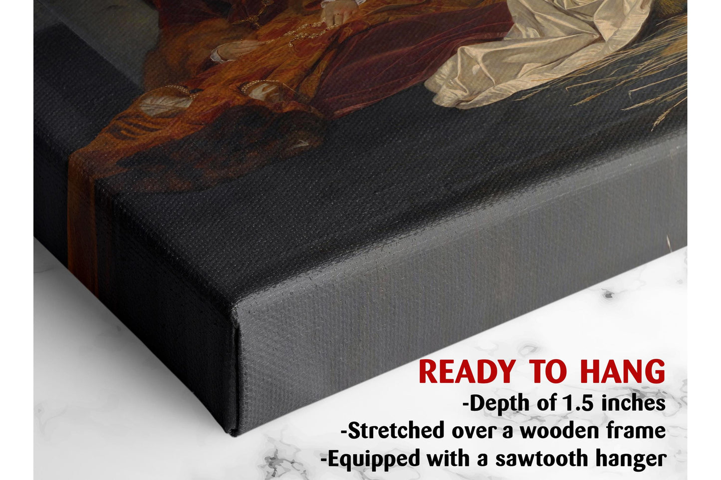 Lady Jane Grey Painting - Classic Execution Scene | Vintage Wall Art Canvas Print