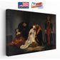 Lady Jane Grey Painting - Classic Execution Scene | Vintage Wall Art Canvas Print