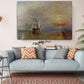 Fighting Temeraire Canvas – Sunset Ocean Sea Art | Museum Quality Print