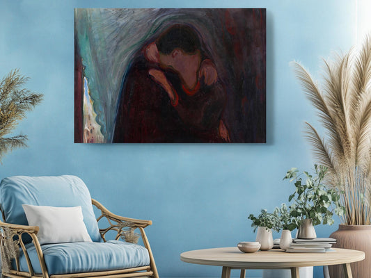 Munch The Kiss Print – Expressionist Art Print | Museum Quality Canvas