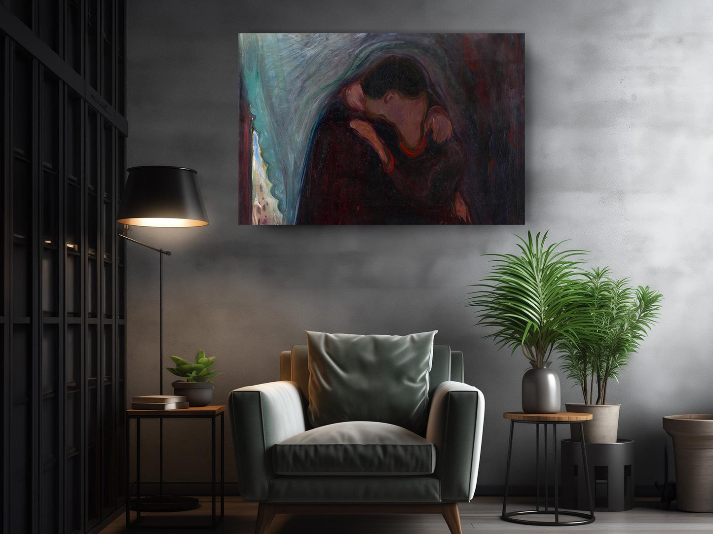 Munch The Kiss Print – Expressionist Art Print | Museum Quality Canvas
