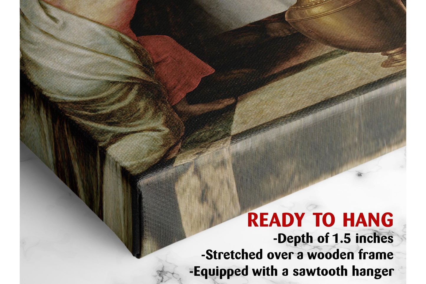 Last Supper Wall Art - Renaissance Oil Painting Canvas Art Print | Museum Quality