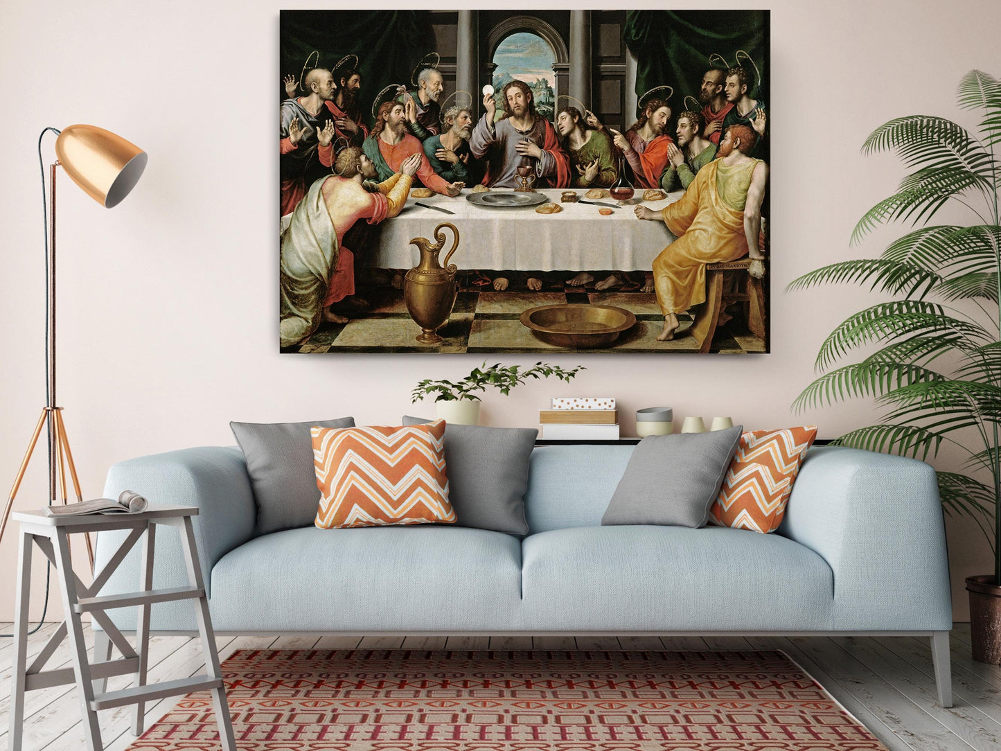 Last Supper Wall Art - Renaissance Oil Painting Canvas Art Print | Museum Quality