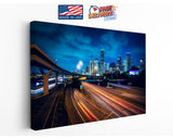 Houston Cityscape Canvas – Motivational Wall Art | Texas City Wall Decor Print