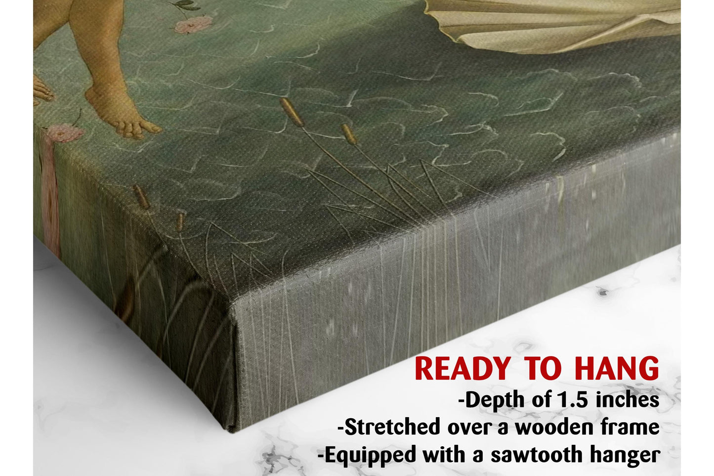 Birth of Venus Canvas Print – Botticelli Reproduction | Museum Canvas Art, Ready to Hang