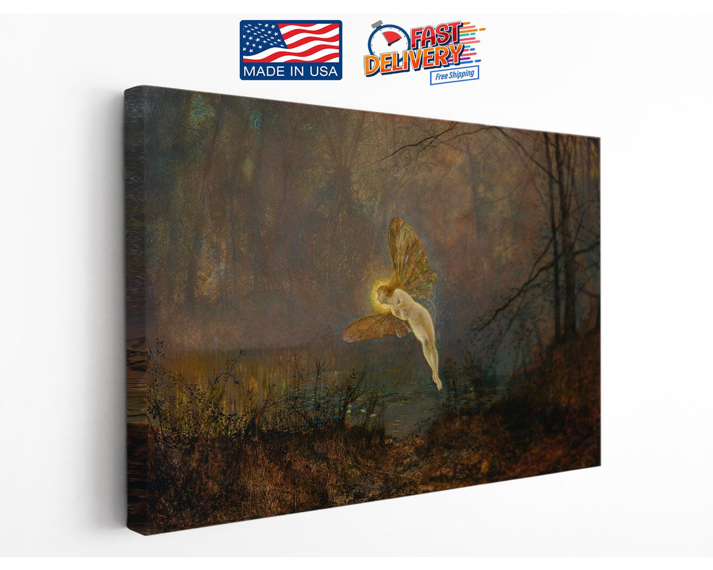 Mystical Forest Canvas | Fairy Canvas Print - Museum Quality Wall Art Decor