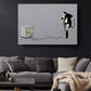 Banksy Monkey Canvas Print - Urban Street Art Wall Décor | Ready to Hang or Rolled