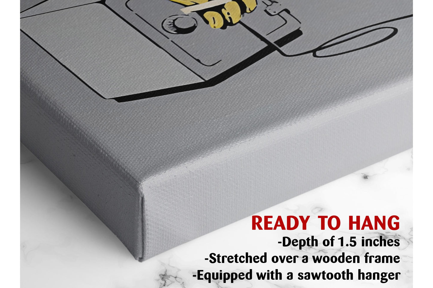 Banksy Monkey Canvas Print - Urban Street Art Wall Décor | Ready to Hang or Rolled