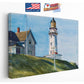 Nubble Lighthouse Canvas Print – Coastal Wall Art | Ready to Hang or Rolled