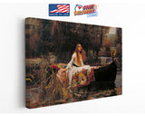 Lady of Shalott Canvas | Pre-Raphaelite Art - Museum Quality Wall Print