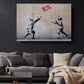 Banksy Canvas Print – Urban Street Art Wall Décor | Ready to Hang or Rolled Canvas
