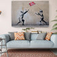 Banksy Canvas Print – Urban Street Art Wall Décor | Ready to Hang or Rolled Canvas