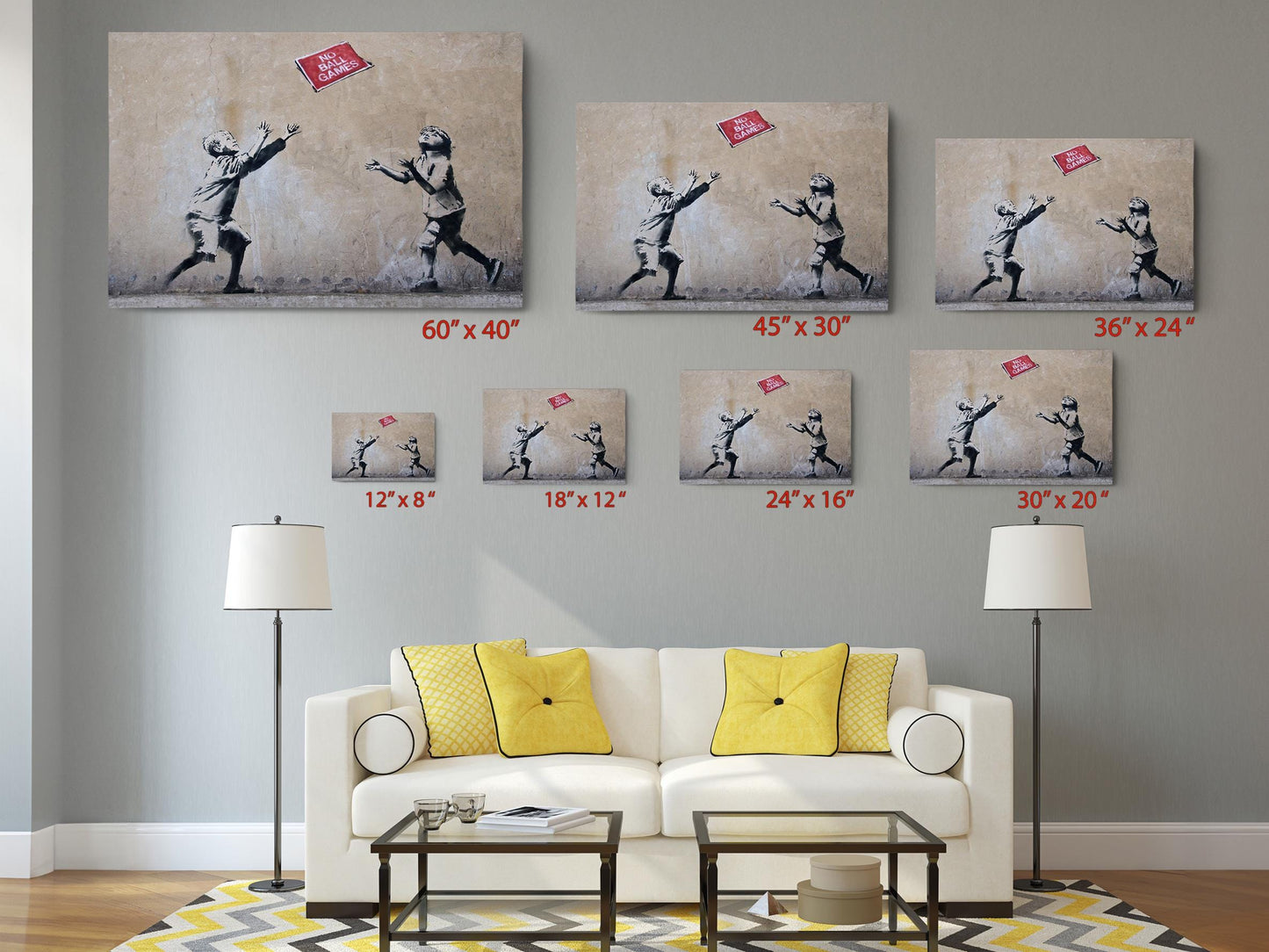 Banksy Canvas Print – Urban Street Art Wall Décor | Ready to Hang or Rolled Canvas