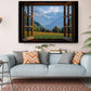 Mountain Canvas Art - Alpine Landscape Wall Art | Ready to Hang Canvas Print