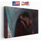 Munch The Kiss Print – Expressionist Art Print | Museum Quality Canvas