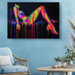 Neon Canvas Print - Abstract Woman Art | Modern Colorful Wall Decor