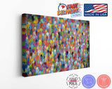 Street Art Canvas Print – Banksy Style Motivational Graffiti, Rolled or Ready to Hang