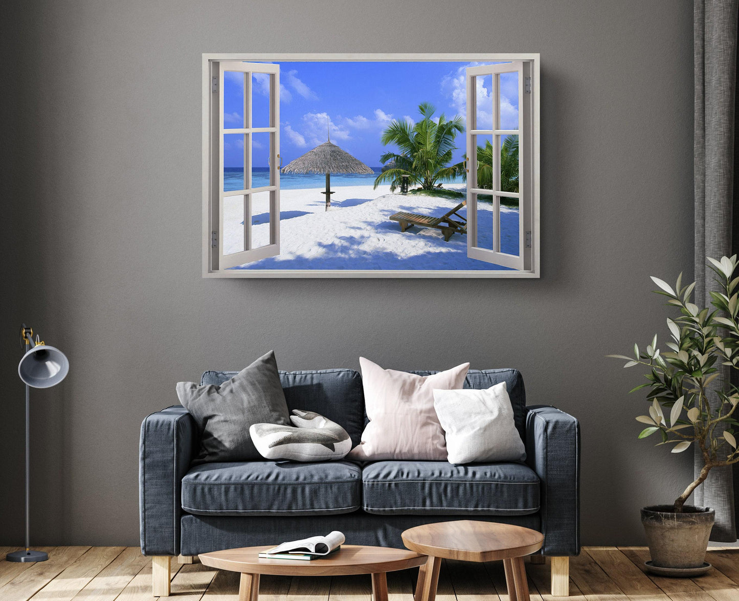 Beach Canvas Art – Coastal Canvas Print | Handcrafted Fade Resistant Wall Decor