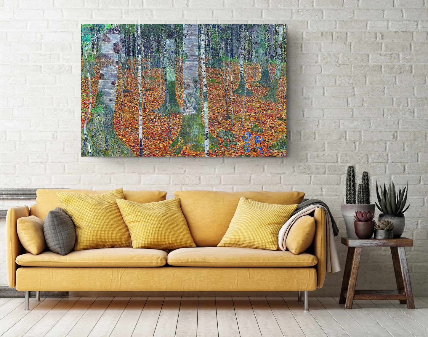 Birch Forest Canvas - Classic Wall Decor | Museum Quality Print on Artist Grade Canvas