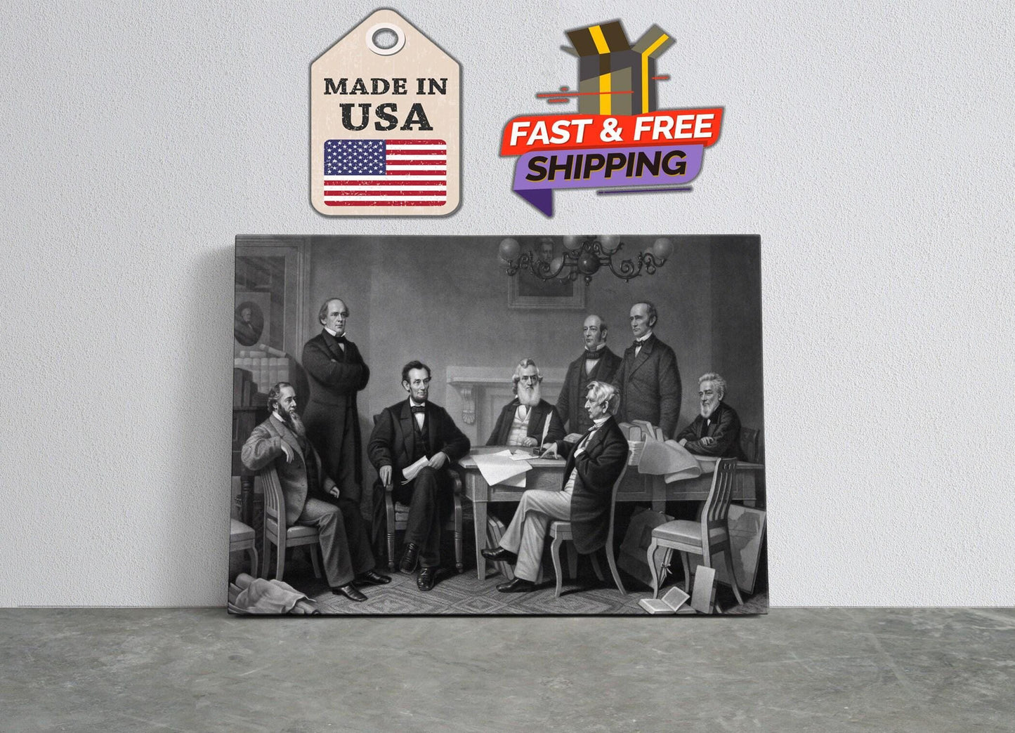Emancipation Proclamation Print - Museum Quality Canvas Wall Art | USA Decor