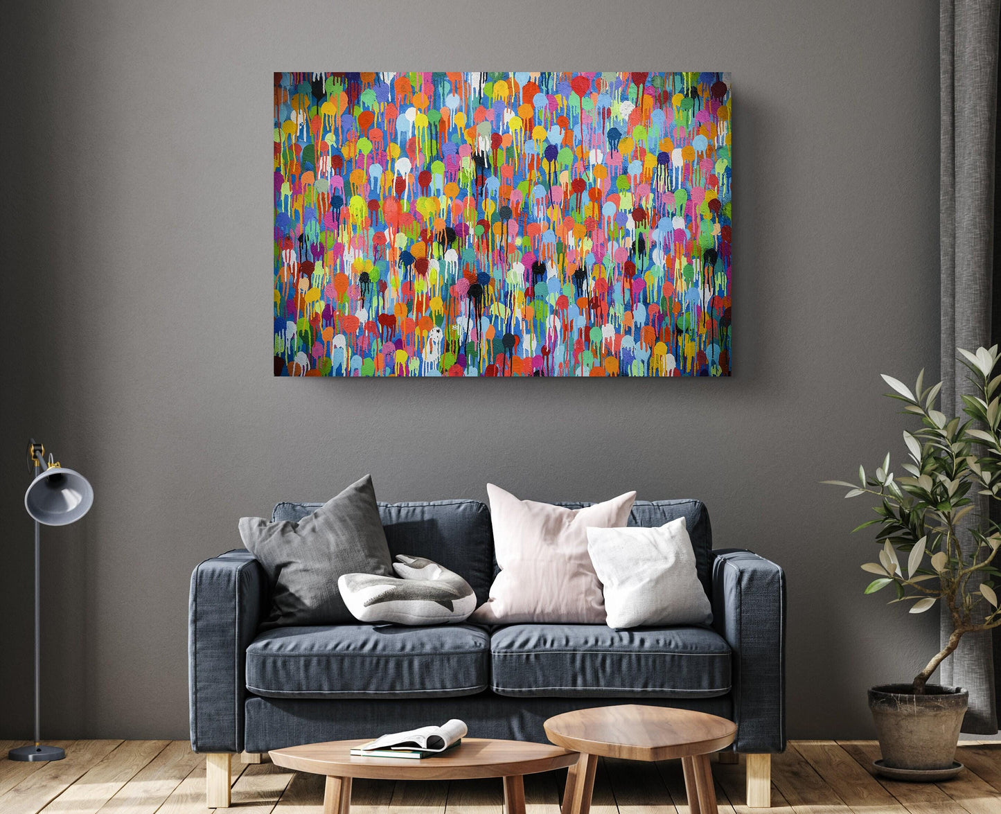 Street Art Canvas Print – Banksy Style Motivational Graffiti, Rolled or Ready to Hang