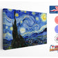 Starry Night Canvas Print – Van Gogh Classic Art Reproduction on Museum Quality Canvas
