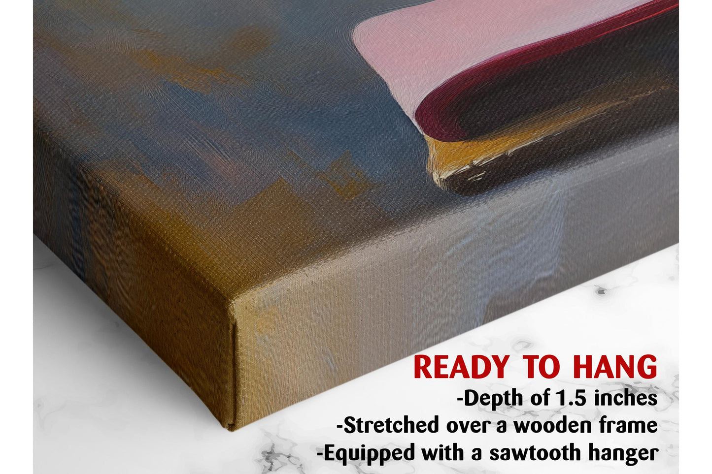 Yellow Bird Canvas Print – Cute Meditating Chick Wall Art, Ready to Hang or Rolled